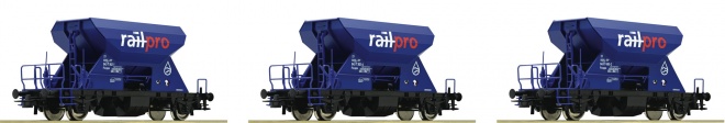 Set of 3 ballast cars type Fccpps of Railpo<br /><a href='images/pictures/Roco/235684.jpg' target='_blank'>Full size image</a>